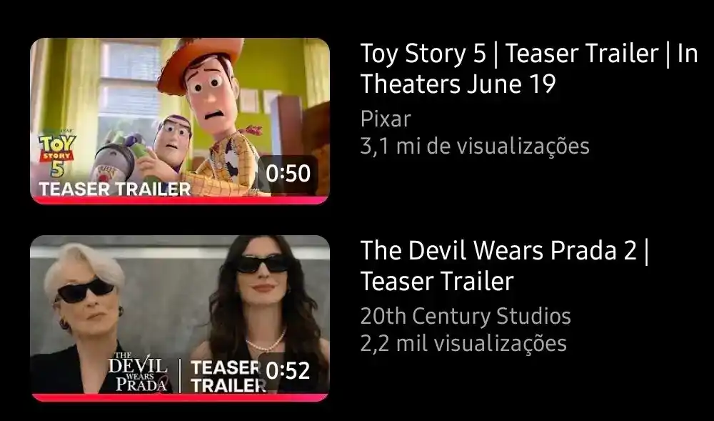 Runtime Disney trailers