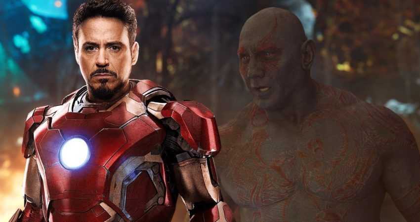 SIM! Drax & Tony Stark vão dividir uma cena em Vingadores: Guerra Infinita