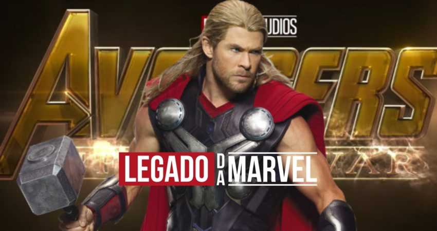 Thor com cabelo comprido nos sets de Vingadores 4!