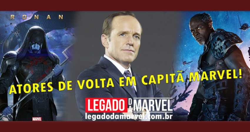  Vilões de Guardiões Vol. 1 e Agente Coulson voltarão em Capitã Marvel!