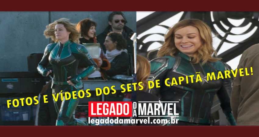 Gravações de Capitã Marvel começaram! Veja várias fotos e vídeos dos sets!