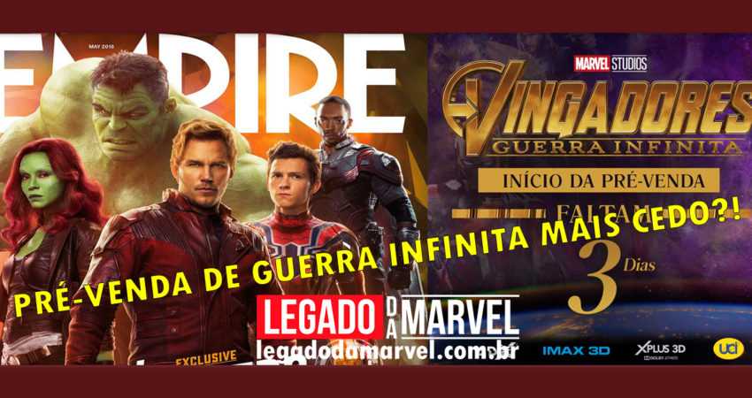 UÉ?! Cinema brasileiro venderá ingressos da pré-venda de Guerra Infinita mais cedo!