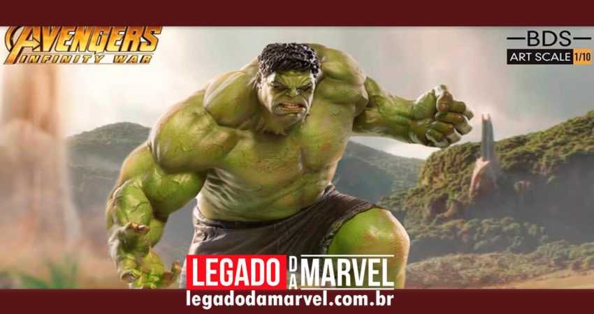 Iron Studios cria colecionável de luxo do Hulk de Guerra Infinita!
