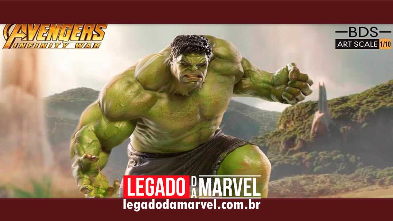 Iron Studios cria colecionável de luxo do Hulk de Guerra Infinita!