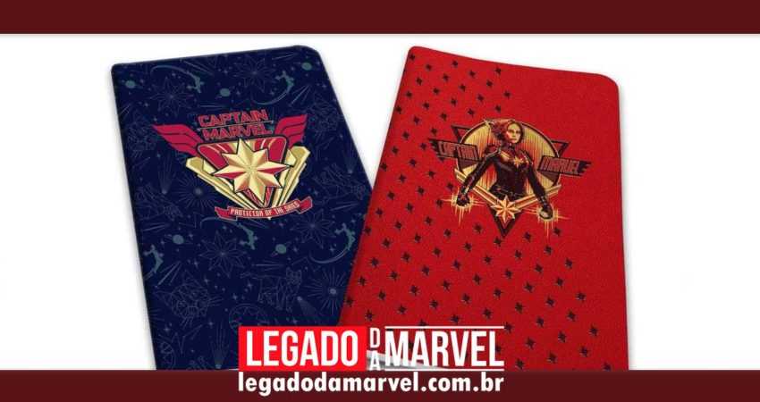 Cadernos revelam novas artes de Capitã Marvel!