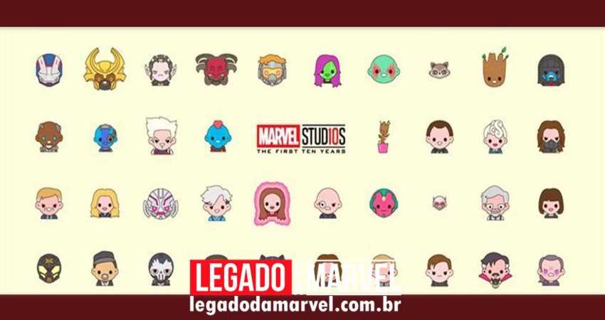 Pôster comemorativo de 10 anos da Marvel traz mais de 100 personagens em forma de emoji!