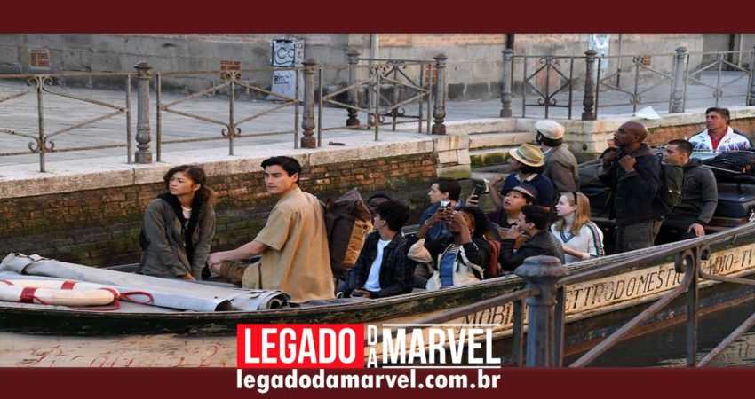 Elenco inteiro chega em Veneza para gravar Homem-Aranha: Longe de Casa!