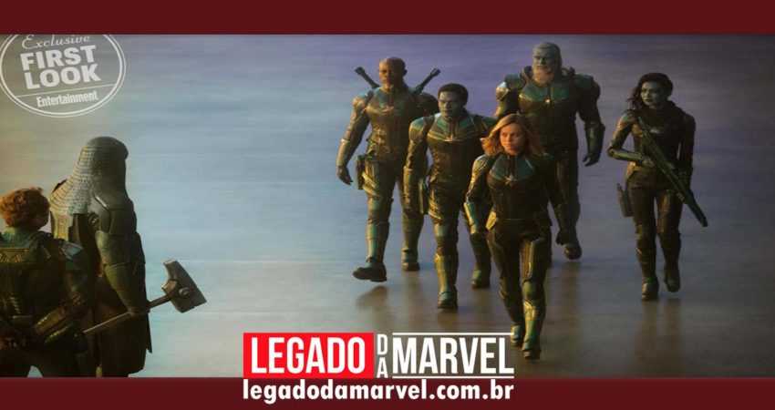 Várias imagens de Capitã Marvel trazem Fury, Skrulls, Ronan e mais!