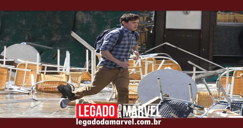 Fotos do set de Homem-Aranha: Longe de Casa mostram cenário de desastre!