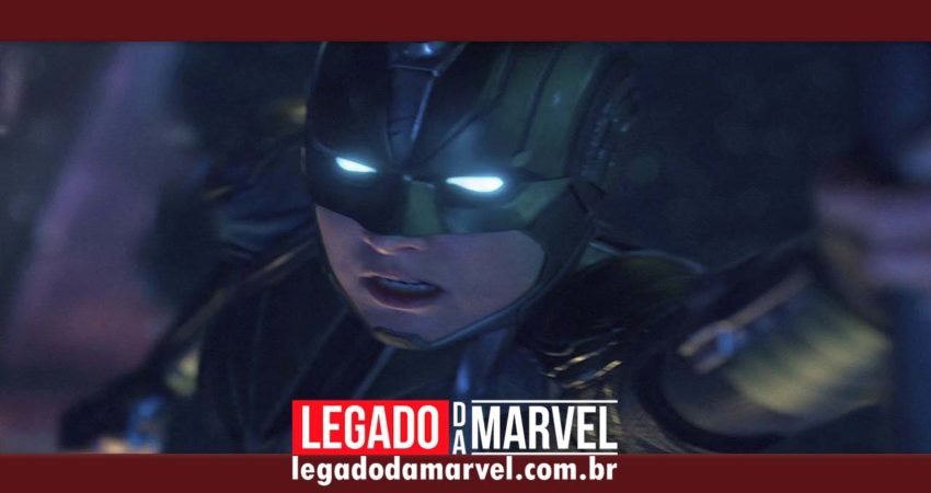 Nova ARTE VAZADA de Capitã Marvel revela capacete clássico!