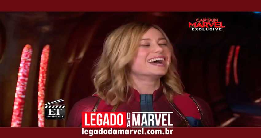 Brie Larson brinca com o mistério com personagem de Jude Law em Capitã Marvel!