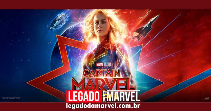 Confira o banner para cinema de Capitã Marvel!