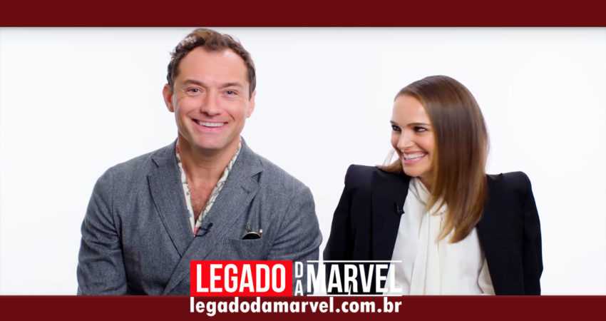 Em vídeo, Jude Law desconversa e nega que é o Capitão Marvel!