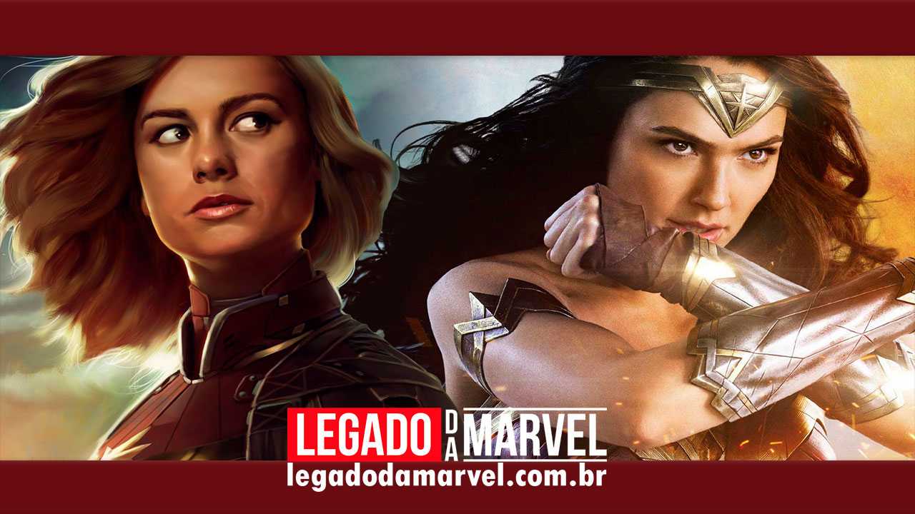 Capitã Marvel ultrapassa Mulher-Maravilha no Brasil!