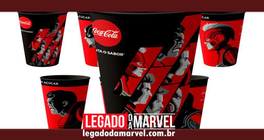 Além das latinhas, a Coca-Cola também trará copos de Vingadores: Ultimato! Saiba mais!