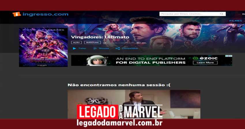 Ingresso.com abre categoria de Vingadores: Ultimato no site!