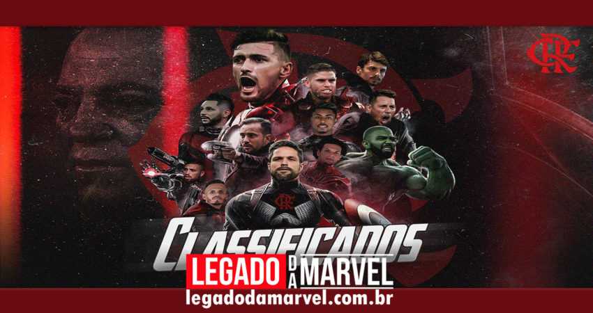 Flamengo faz montagem com jogadores baseado em Vingadores: Ultimato!