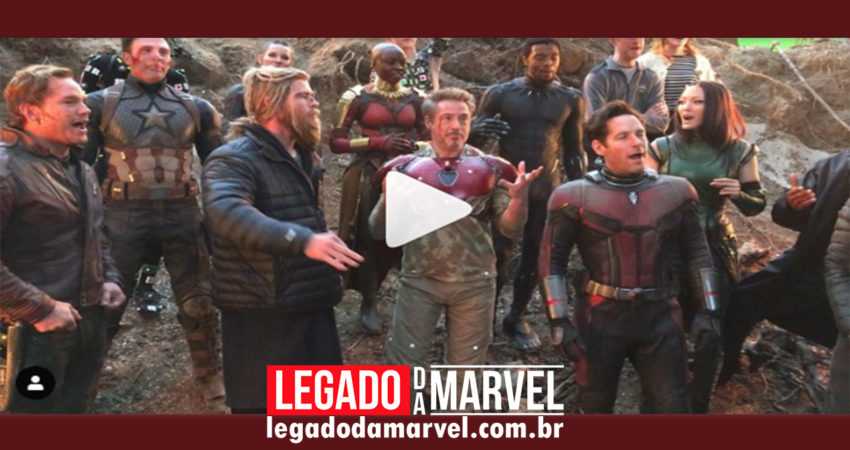  Robert Downey Jr. posta vídeo de parabéns direto do set de Vingadores: Ultimato!