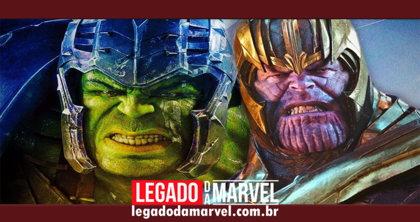 TERIA REVANCHE! Vaza arte mostrando Hulk x Thanos em Ultimato – confira!