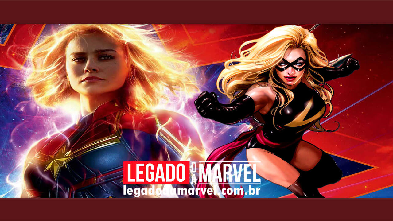  Arte incrível põe a Brie Larson com o uniforme original da Capitã Marvel