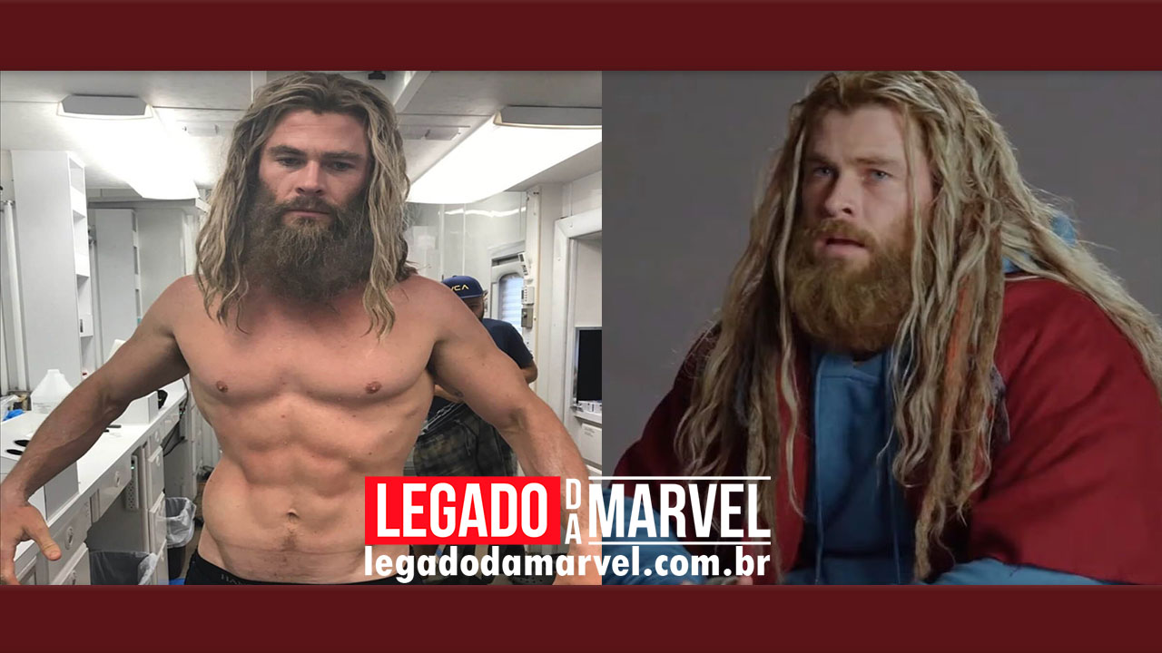 Vídeo revela transformação de Chris Hemsworth em Thor gordo para 'Ultimato