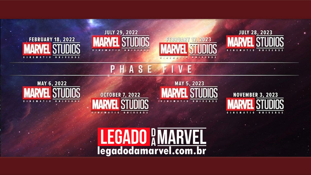Os quatro filmes da Marvel Studios para 2022 podem ter sido revelados