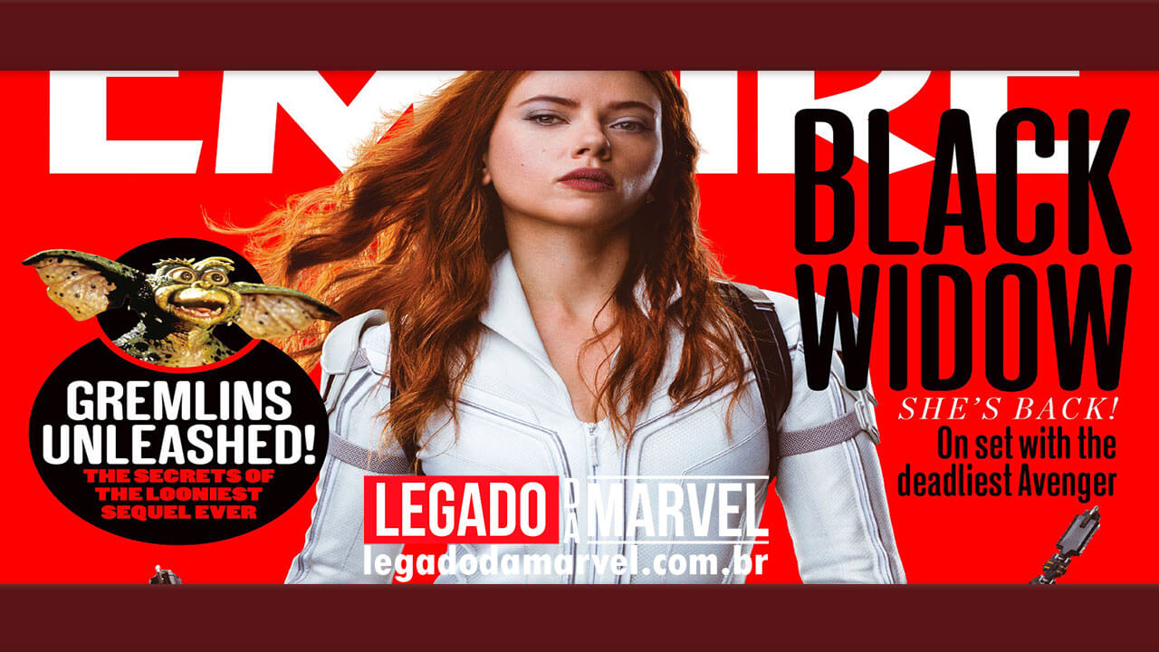 Nova capa de revista de Viúva Negra traz a espiã com o uniforme branco