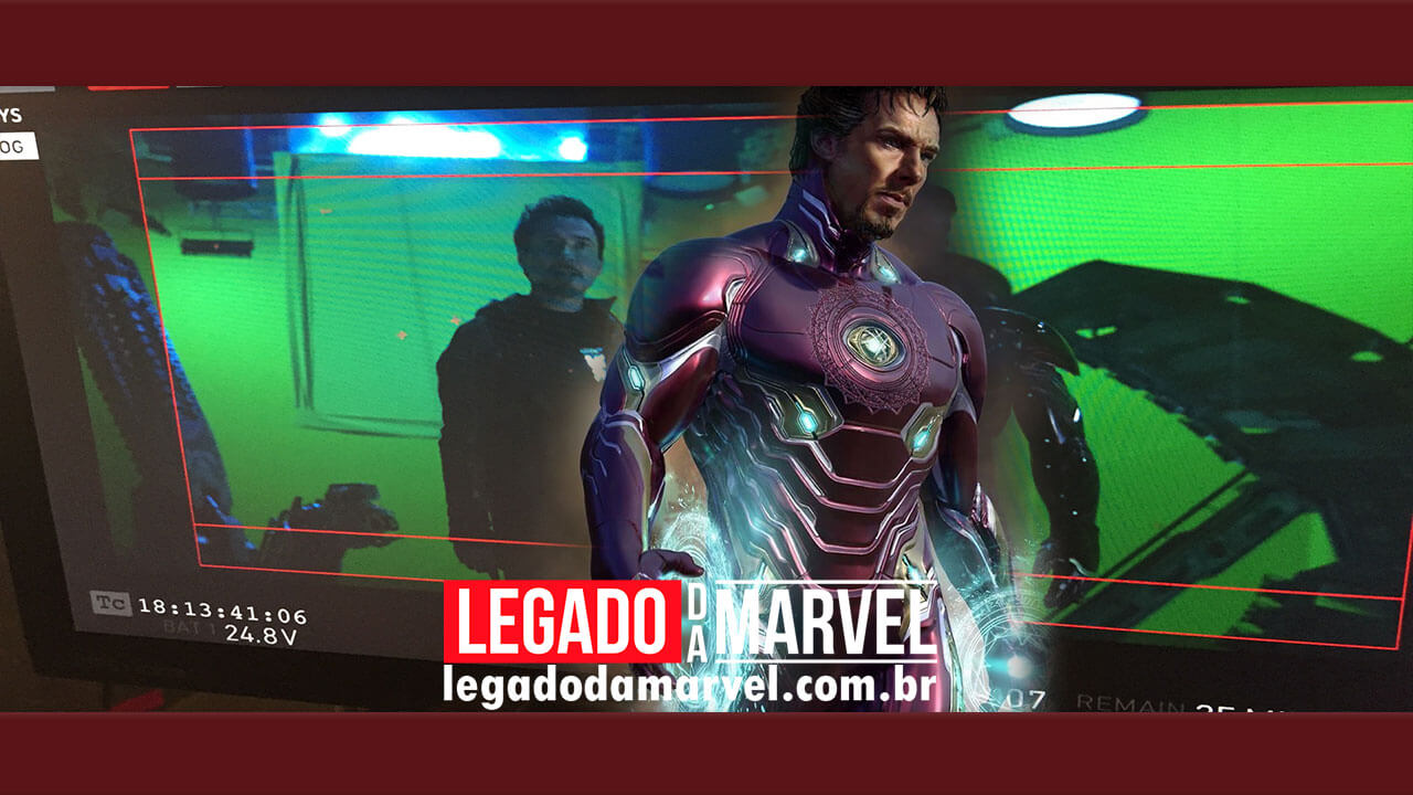 Liberada foto do Doutor Estranho com a armadura Homem de Ferro em Guerra Infinita