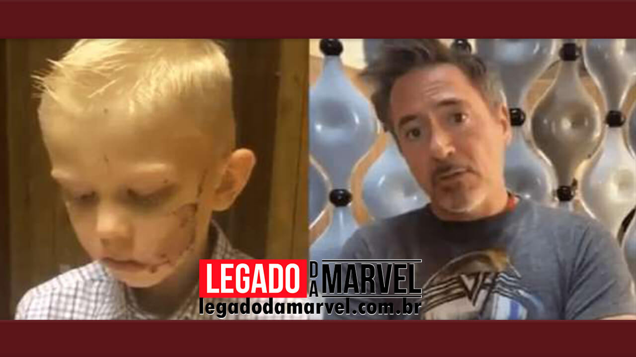 Vídeo de Robert Downey Jr. para pequeno herói ganha versão dublada