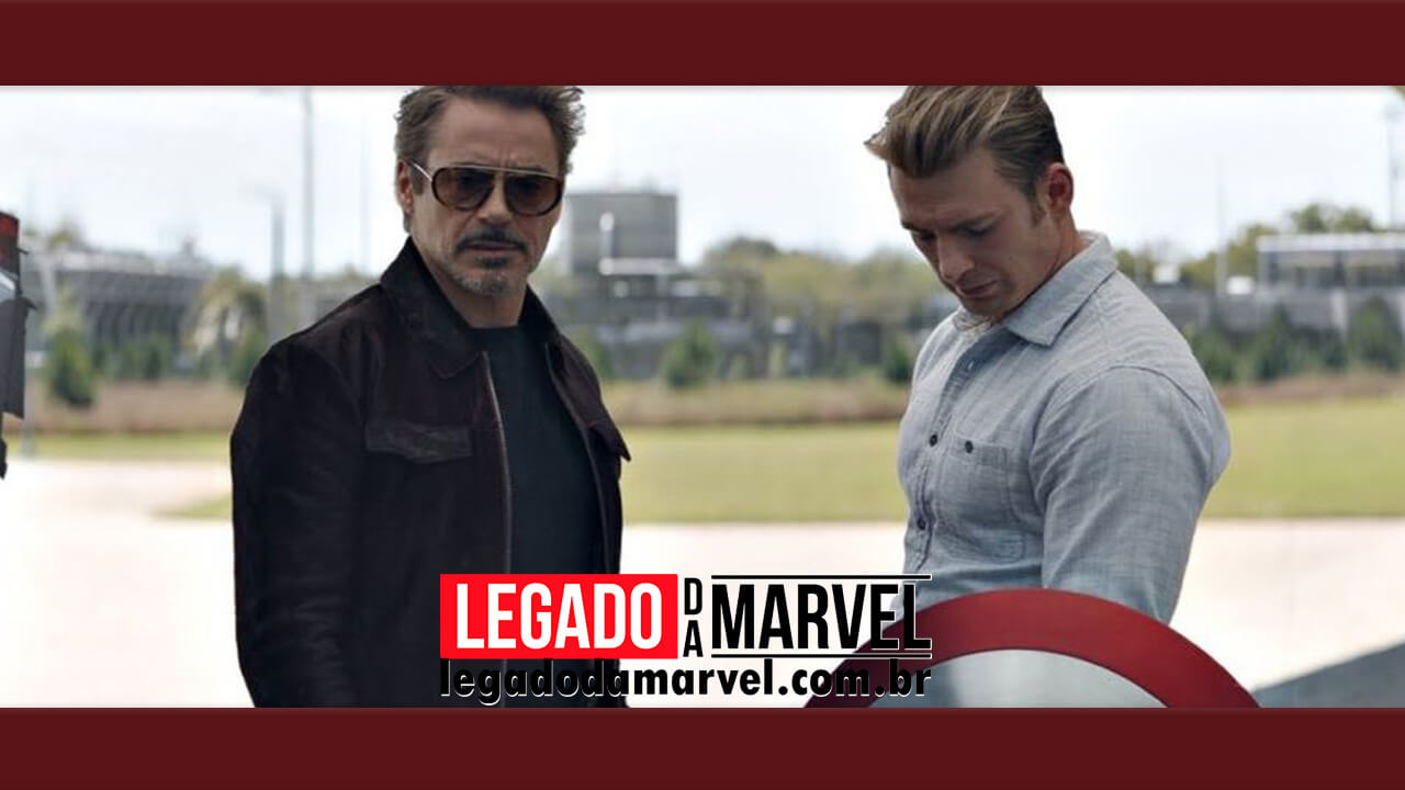  Capitão América conhece o bebê Tony Stark em arte de Vingadores: Ultimato
