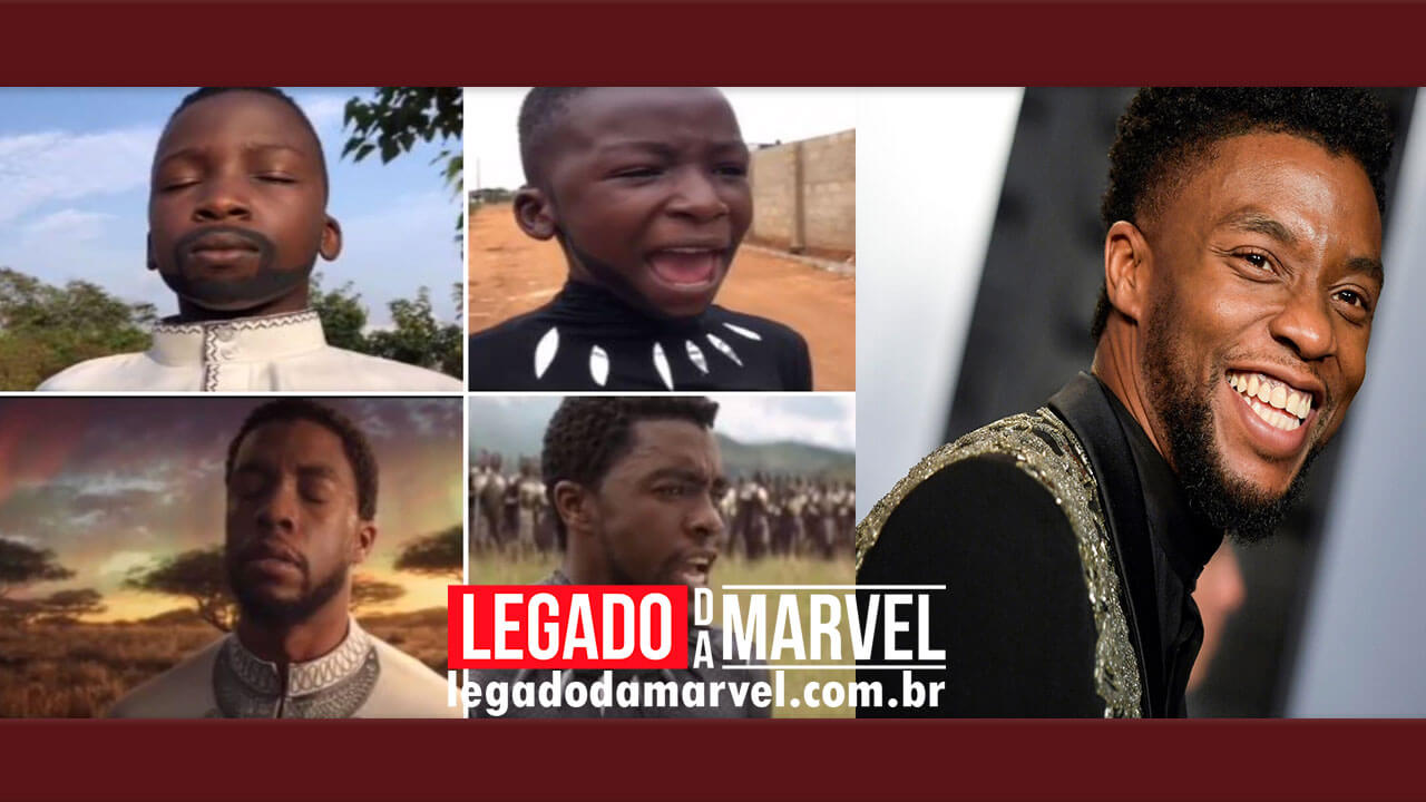 Jovens da Nigéria produzem vídeo em homenagem a Chadwick Boseman