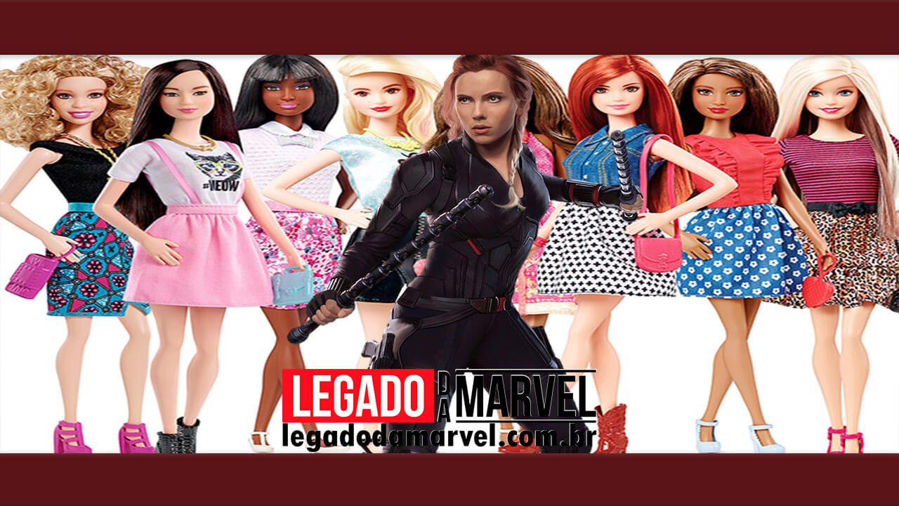 Marvel e Mattel revelam boneca Barbie da Viúva Negra – confira