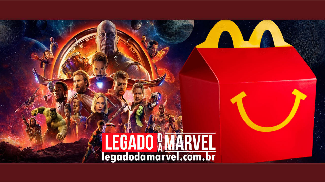 McDonald’s anuncia brinquedos dos Vingadores em novo McLanche Feliz