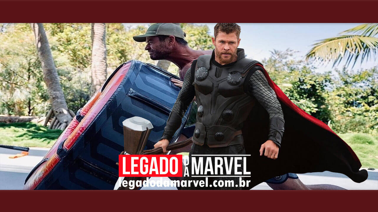  Foto de Chris Hemsworth, o Thor, deixa ator de Vingadores desesperado