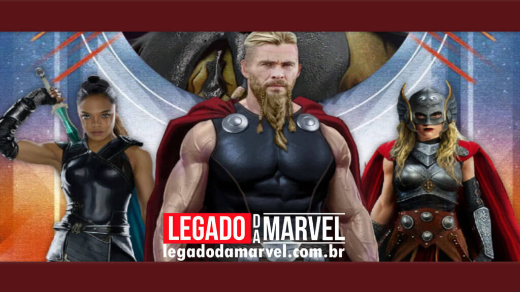 Elenco de Thor 4 se diverte com colecionáveis do filme; veja