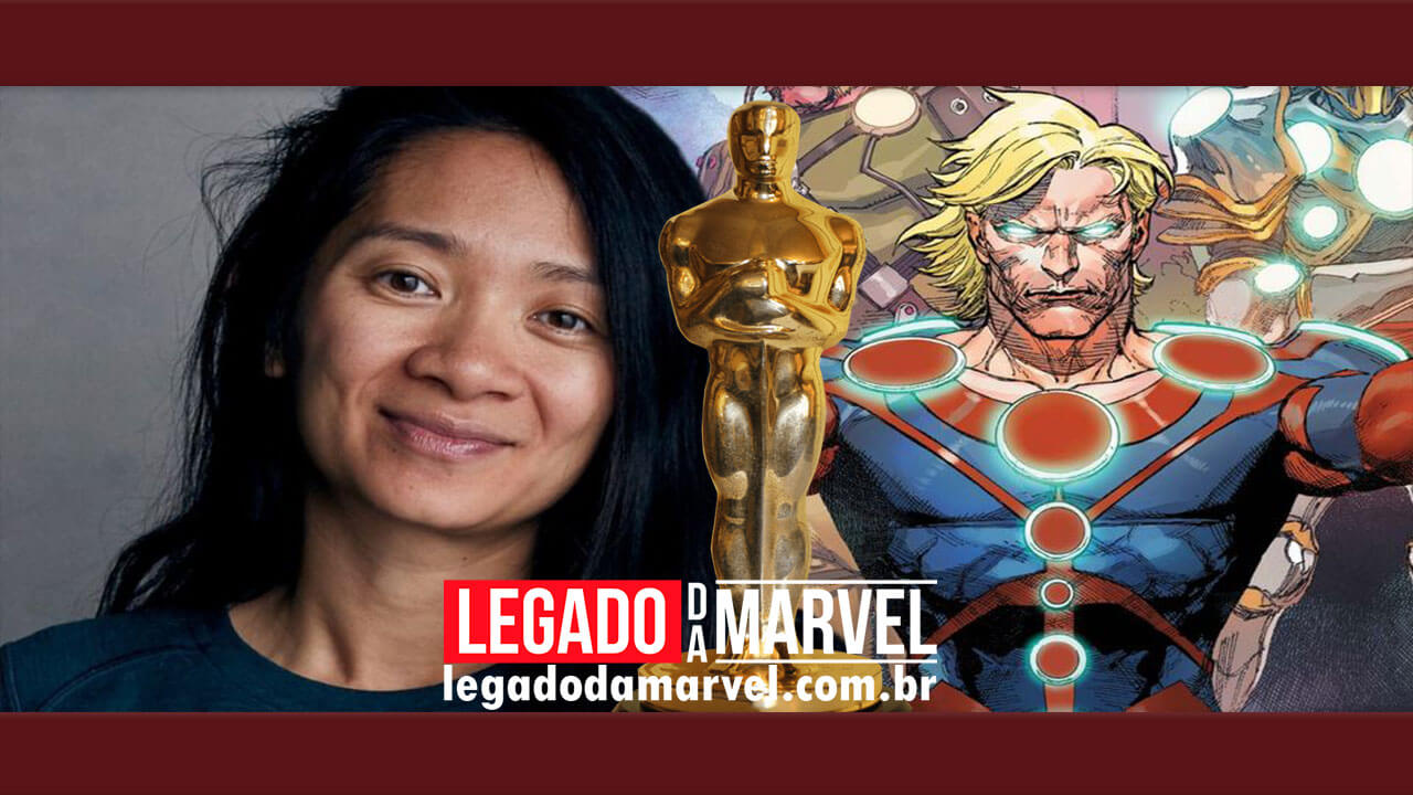 Chloé Zhao, diretora de Eternos na Marvel, já faz história no Oscar