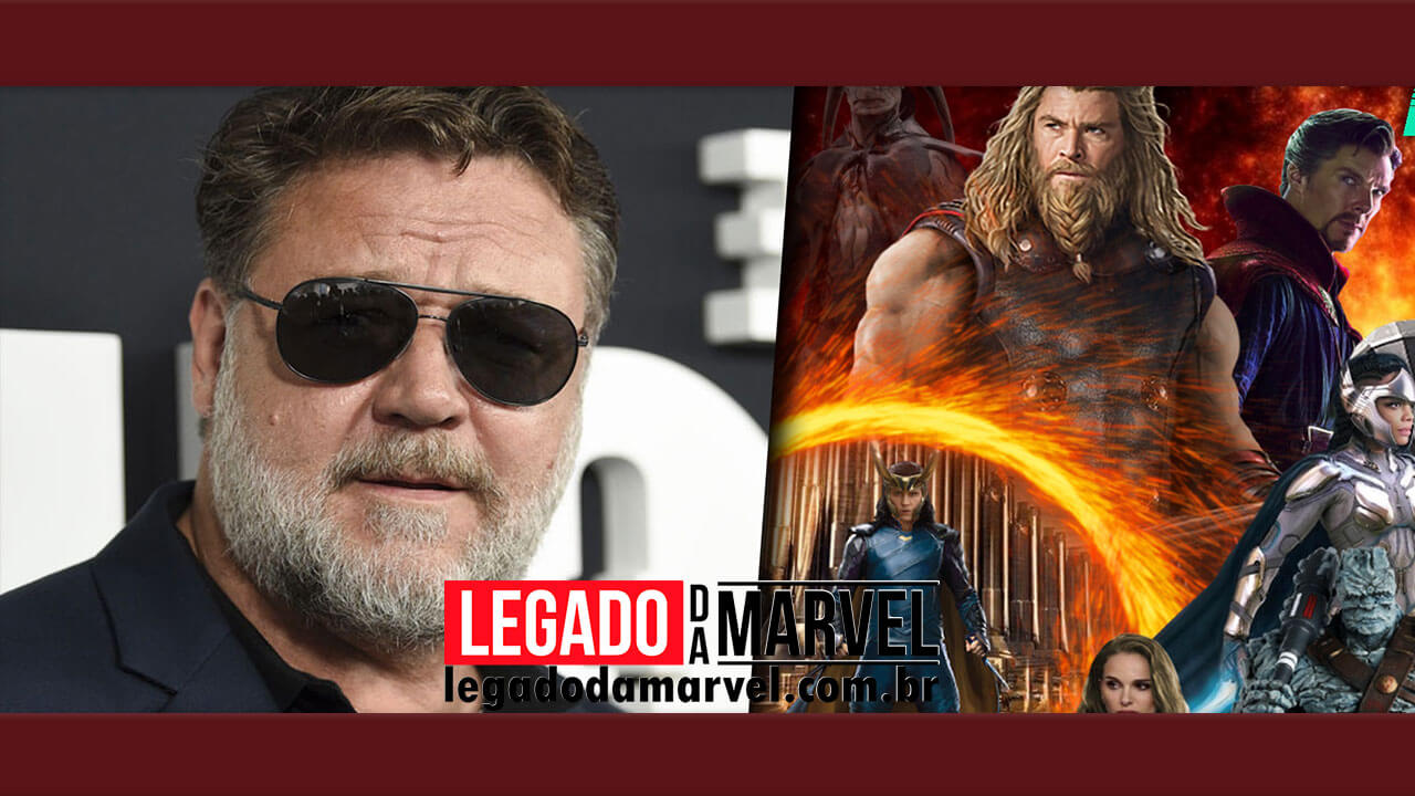 Russell Crowe confirma interpretar poderoso personagem em Thor 4