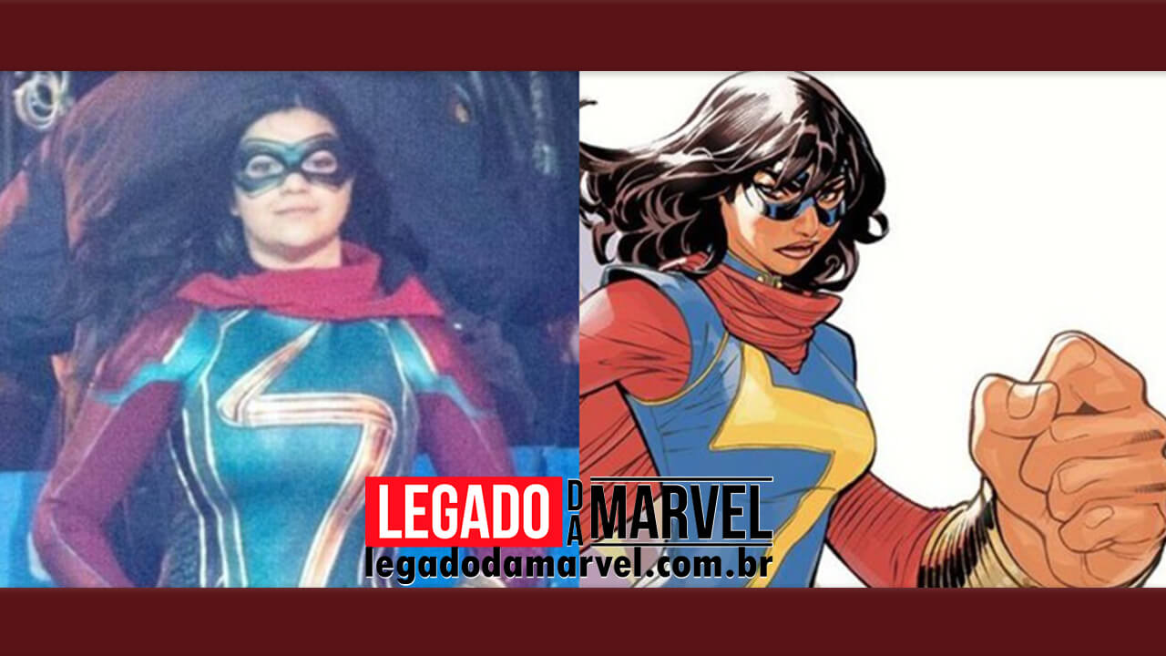 Imagem inédita mostra a Ms. Marvel usando seus poderes