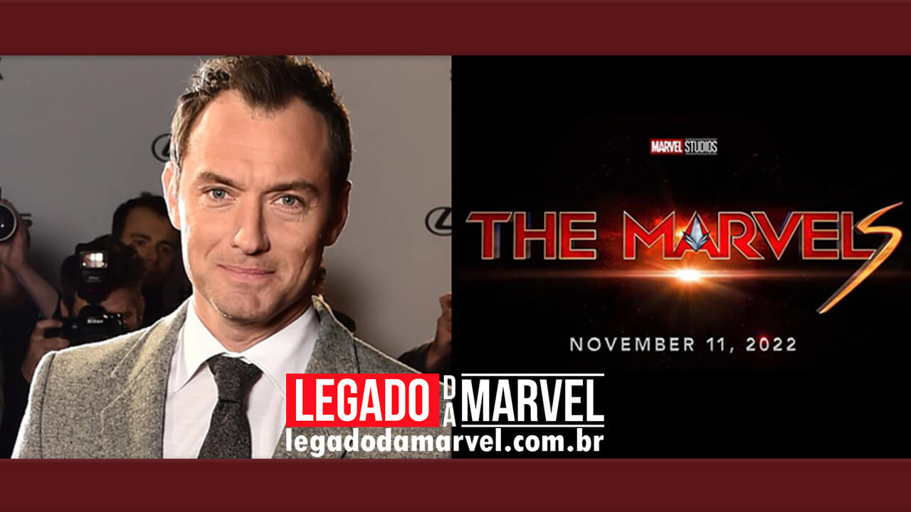  Jude Law, de Capitã Marvel, pode estar de volta em novo filme da heroína