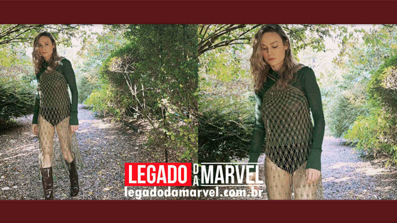 Roupa de caminhada inusitada de Brie Larson viraliza na internet