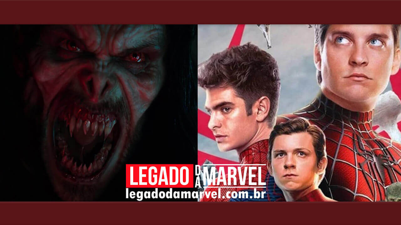 Trailer de Morbius confunde com referências aos 3 atores do Homem-Aranha!