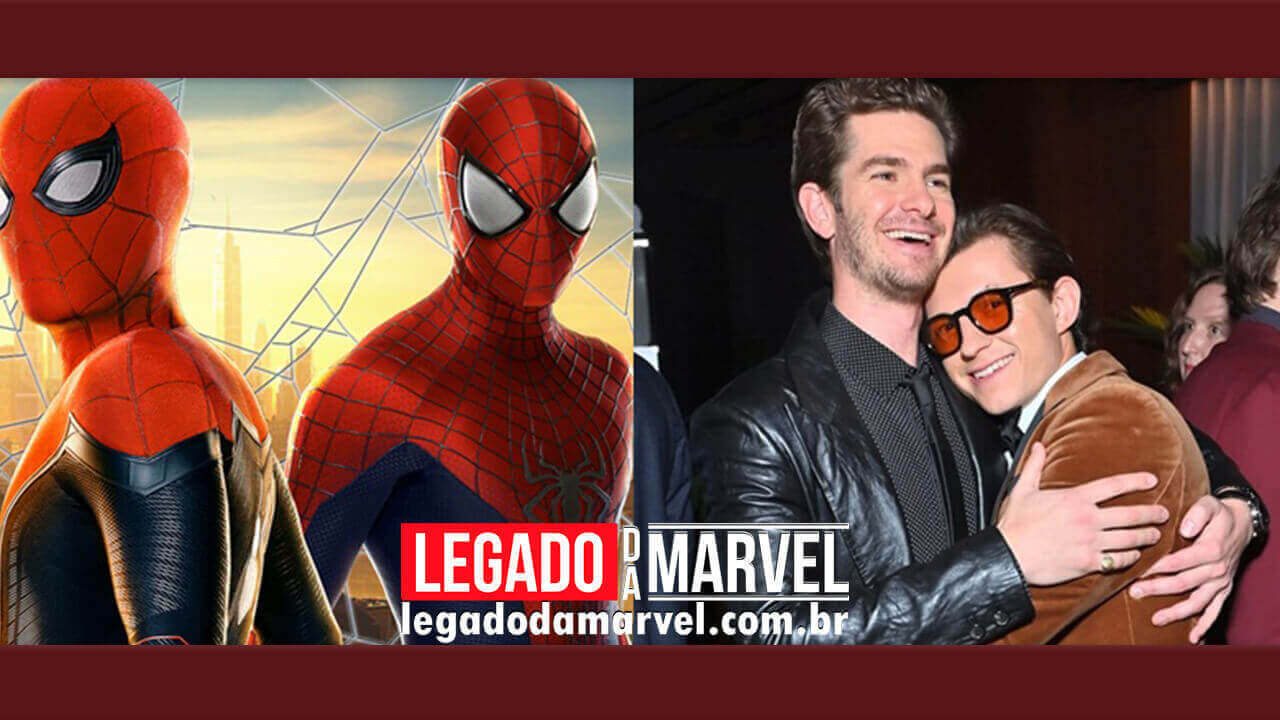  Homem-Aranha 3: Tom Holland e Andrew Garfield se reúnem em foto de evento