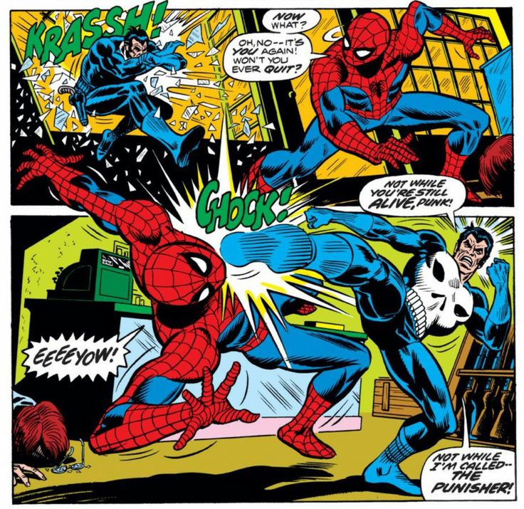 Homem-Aranha vs. Justiceiro nas HQs