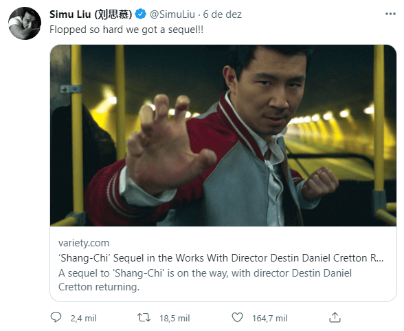 Astro de 'Shang-Chi', Simu Liu reage a memes com suas antigas fotos de  banco de imagem - Jornal O Globo