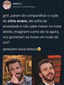 Nude de Chris Evans caiu na internet - confira o que ator de Vingadores