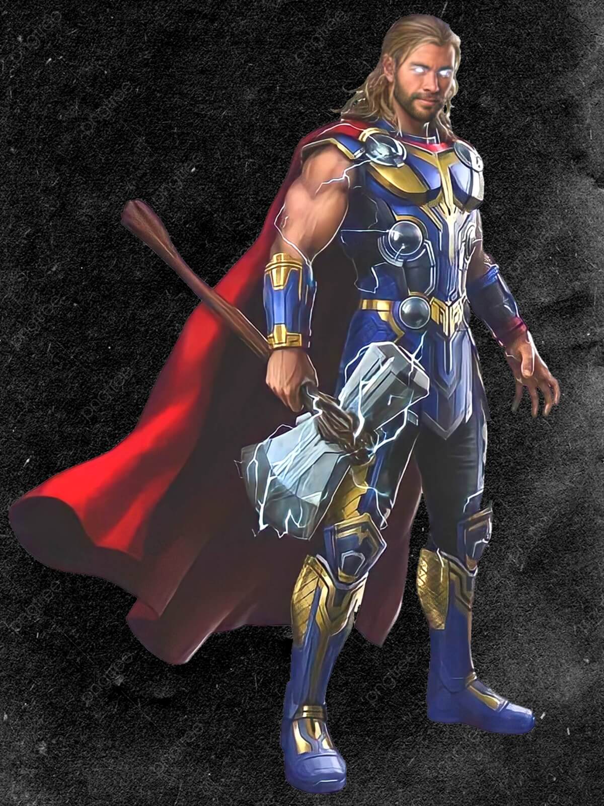 Um dos visuais do herói em Thor 4.