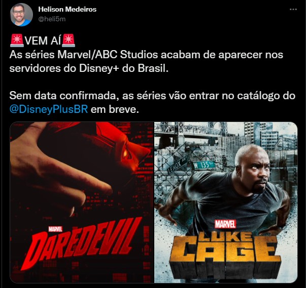 Séries da Marvel e Netflix confirmadas no Disney+ do Brasil