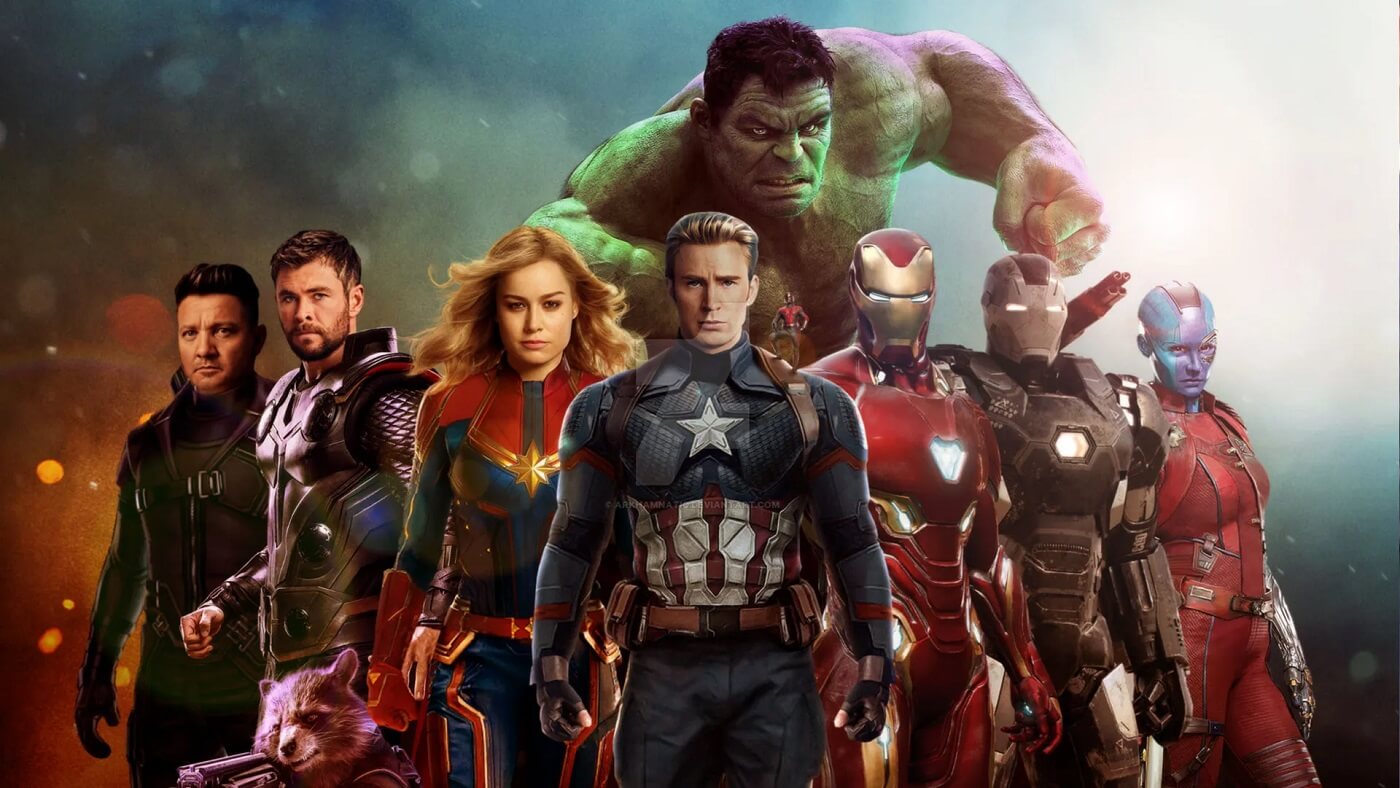 Os novos heróis da Marvel.