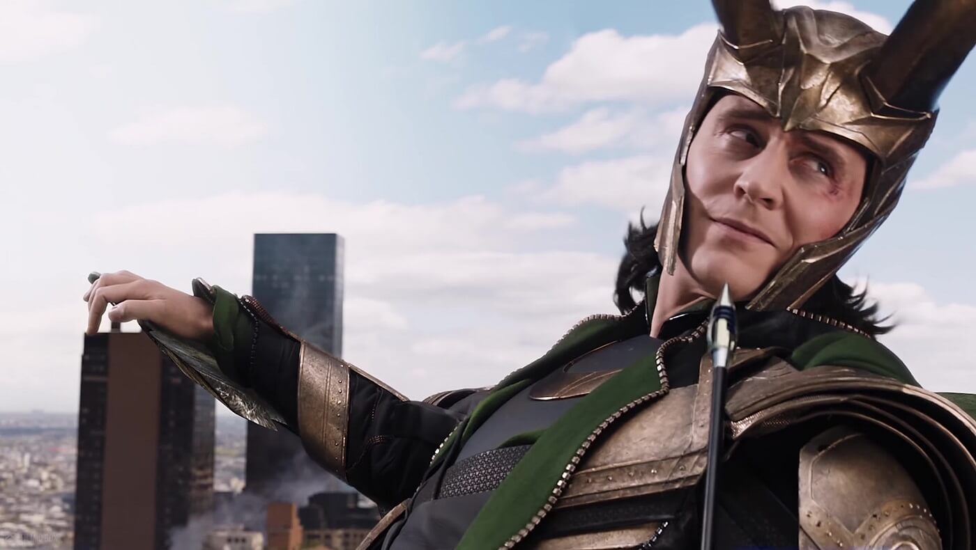 Loki, o grande vilão do filme.