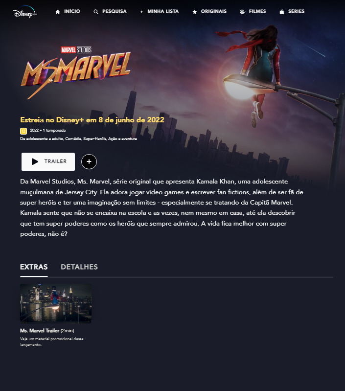Ms. Marvel no Disney Plus